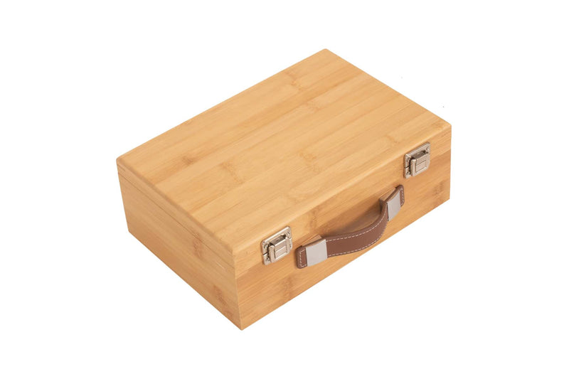 Luxury Bamboo Box Top View