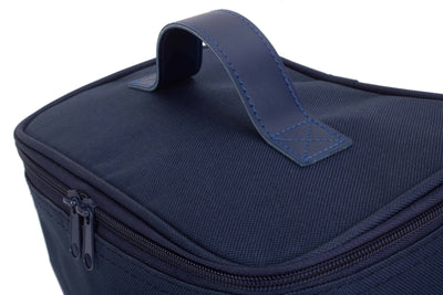 Small Navy Blue Cooler Bag Handle Detail