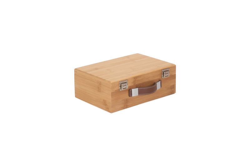 Luxury Bamboo Box Small Front Closed