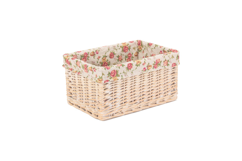 White Wash Storage Basket