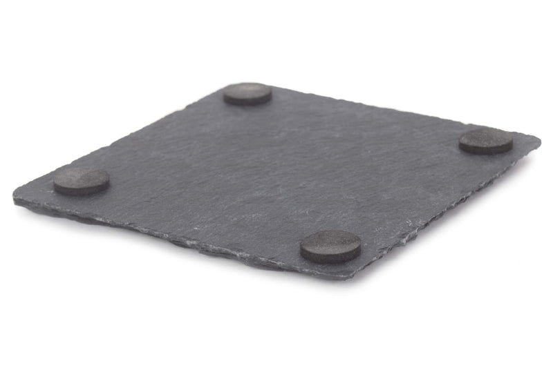 Square Slate Coaster Set 4