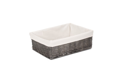 Antique Wash Wicker Tray