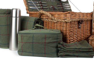 Rope Handled 6 Person Hamper Tweed Item Detail