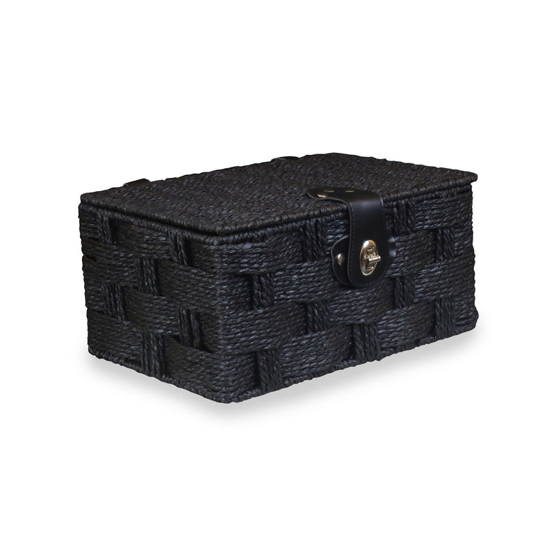 Paper Rope Hamper Black