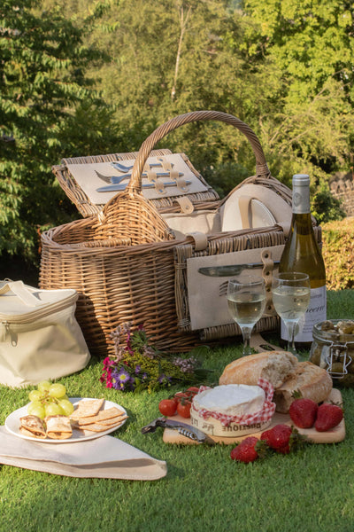 Fitted Wicker Boat Hamper Large Example View