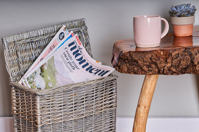 Rectangular Toilet Basket With Lid