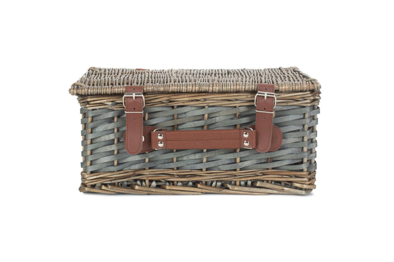 Small 2 Person Chipwood Hamper Front Closed