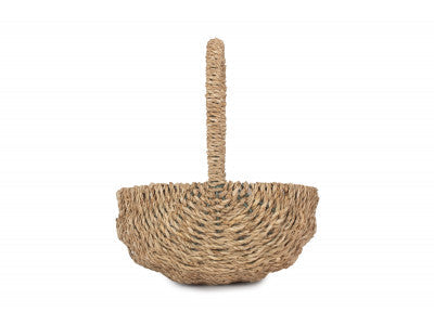 Oval Seagrass Flower Basket