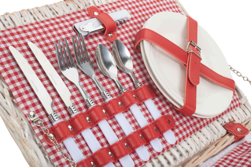 Gingham 2 Person Fitted Hamper Item Detail