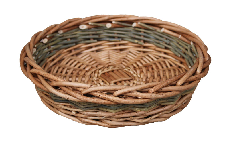 Unpeeled Willow Round Tray