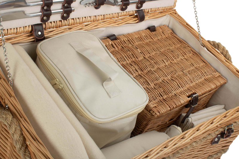 Rope Handled 6 Person Hamper Item Details