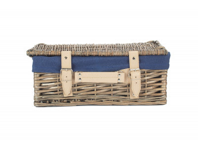 14" Antique Wash Split Willow Hamper