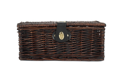 Chocolate Brown Hamper Unlined Front Detail