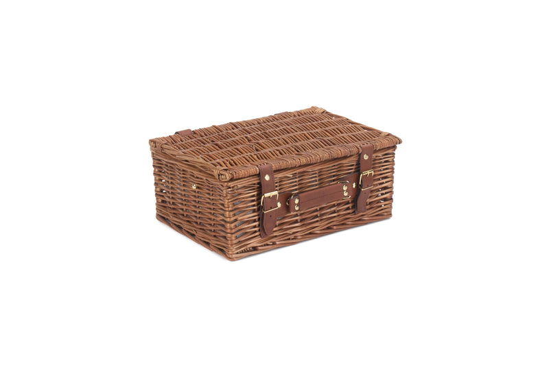 Classic Fitted Wicker Picnic Hamper Medium Closed