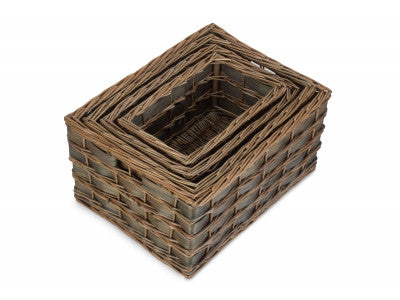 Grey Scandi Storage Basket