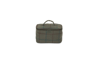 Small Green Tweed Cooler Bag