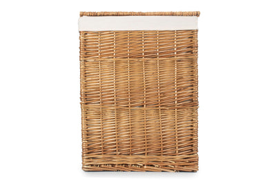 Light Steamed Square Laundry Basket