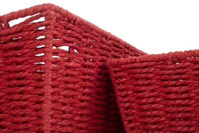 Red Paper Rope Tray