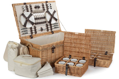 Rope Handled 6 Person Hamper Classic Items