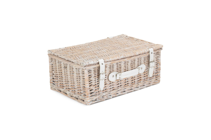 White Wicker Hamper