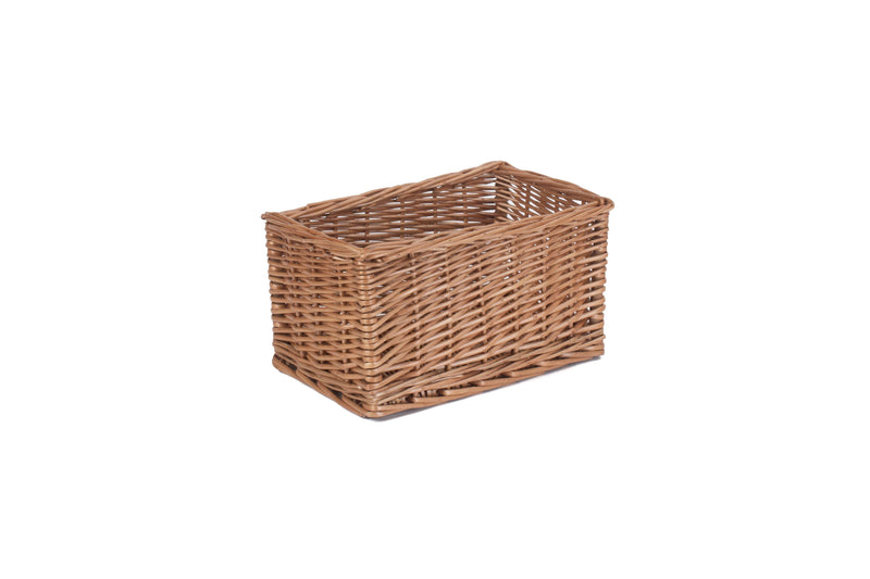 Double Steamed Wicker Storage Baskets With Rose Lining