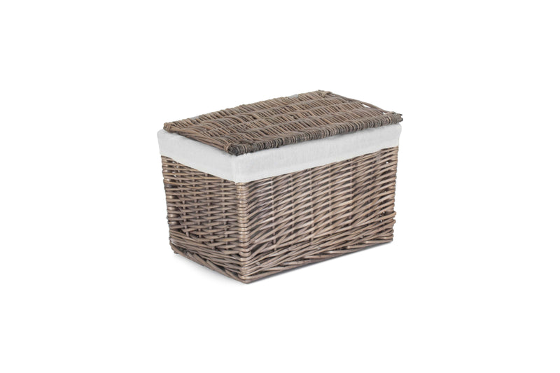 Taupe Storage Hamper Shot Close Small