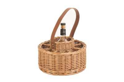 Round Whisky Celebration Basket Bottle