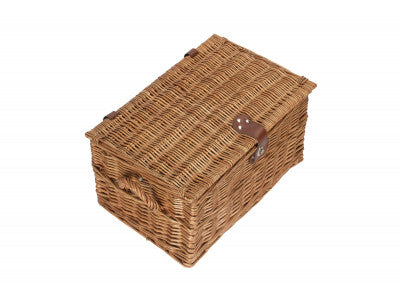 4 Person Green Tweed Chest Hamper