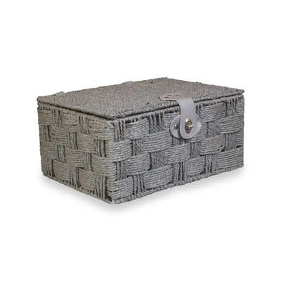 Paper Rope Hamper Grey