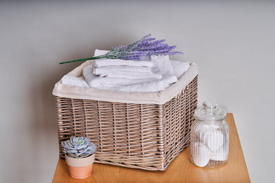 Square Antique Wash Storage Basket