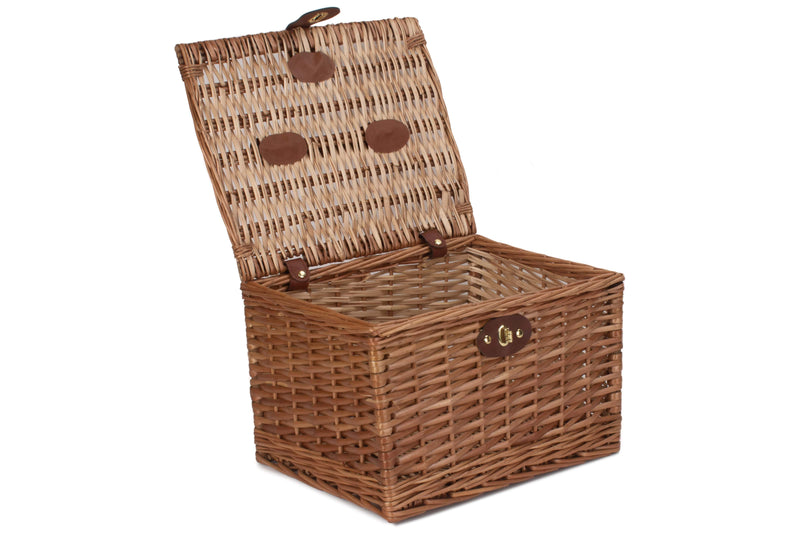 Light Steamed Small Chest Hamper Large Open