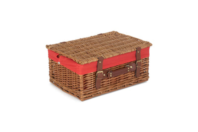 Light Steamed Hamper Medium Closed Red