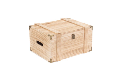 6 Bottle Wine Chest Box Closed