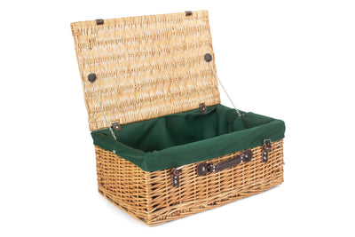 22" Buff Hamper Green