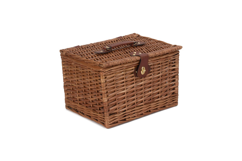 Light Steamed Small Chest Hamper Large Front Side