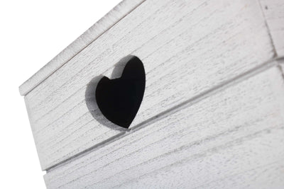 Vintage Heart Cut-Out Crate Heart Detail Large