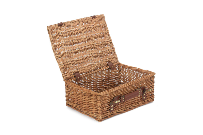 Light Steamed Hamper Small Unlined Open