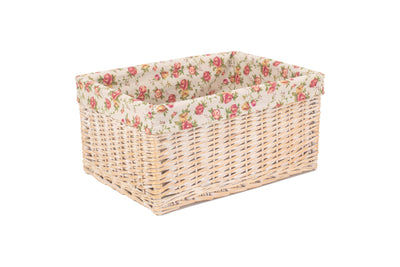 White Wash Storage Basket