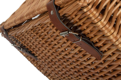 Double Steamed Vintner Storage Hamper Large Buckle Detail