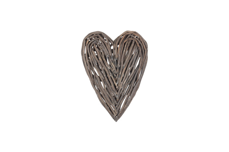 Large Rustic Willow Heart