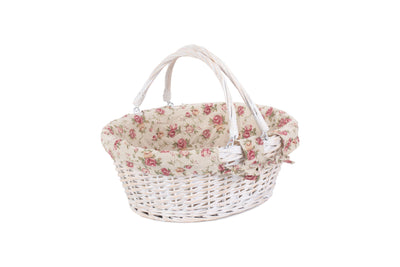 White Swing Handle Shopper Large Rose Lide