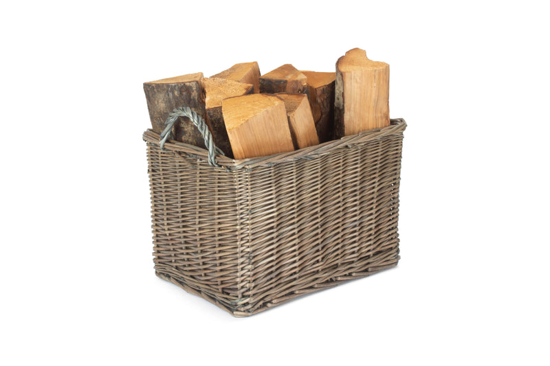 Kindling Wood Basket Display with Wood