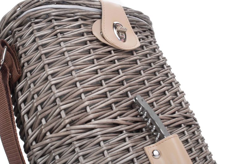 2 Bottle Chilled Carry Basket Side Detail