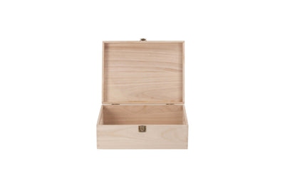 12" Wooden Box Front View