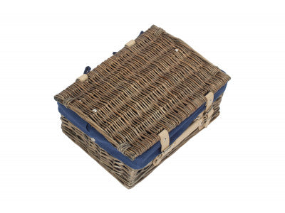 14" Antique Wash Split Willow Hamper