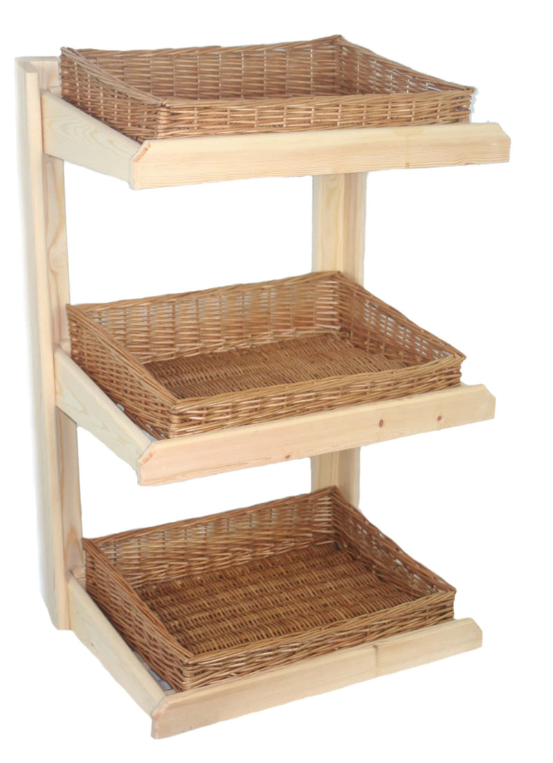 Flat Wicker Display Tray