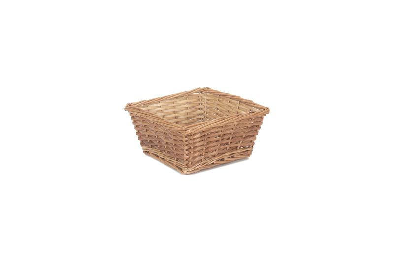 Light Steamed Square Split Willow Tray