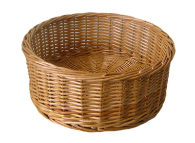 Handmade Round Wicker Tray