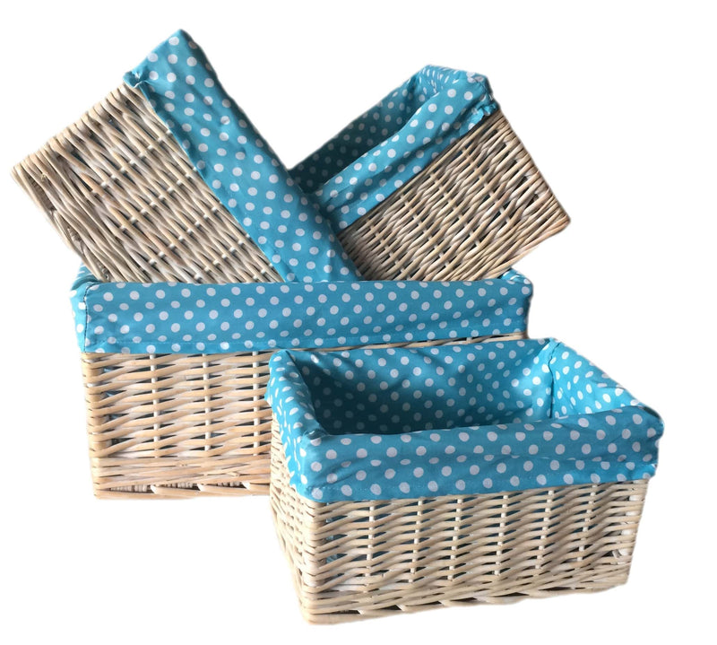 White Wash Storage Basket