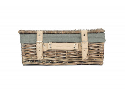 14" Antique Wash Split Willow Hamper